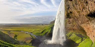 Waterfall in Iceland